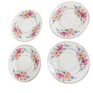Eschenbach Baronet China Lorna Bread Butter Plates Set of 4 Bavaria Germany 6.25